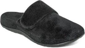 Aetrex Women's Mandy Orthopedic Closed Toe Comfy Slippers - Adjustable Memory Foam Fuzzy Slippers