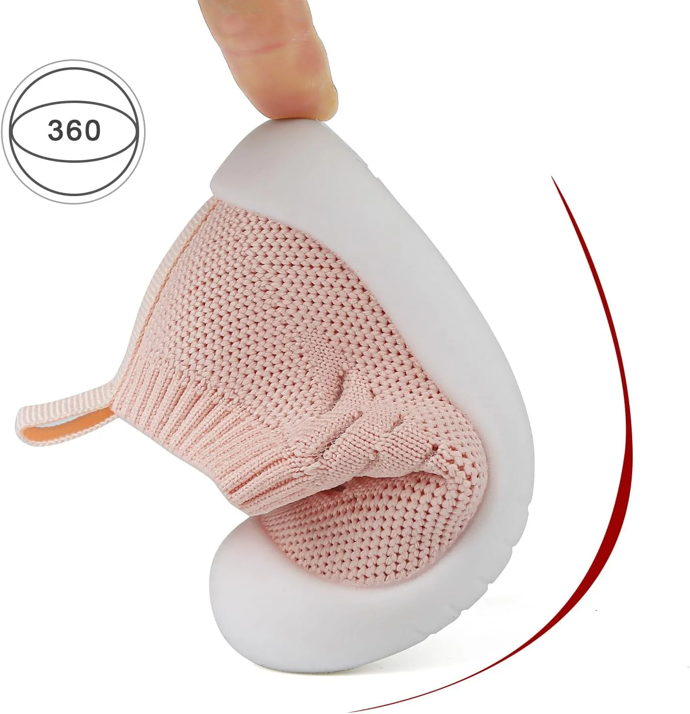 Baby First Walking Shoes Toddler Infant Boys Girls Baby Sneakers Breathable Non-Slip Indoor Floor Baby Sock Slipper with Soft Sole Cotton Mesh