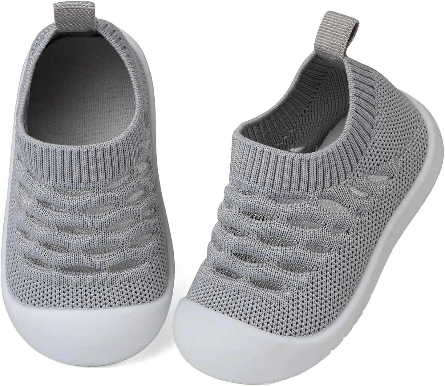 Baby First Walking Shoes Toddler Infant Boys Girls Baby Sneakers Breathable Non-Slip Indoor Floor Baby Sock Slipper with Soft Sole Cotton Mesh