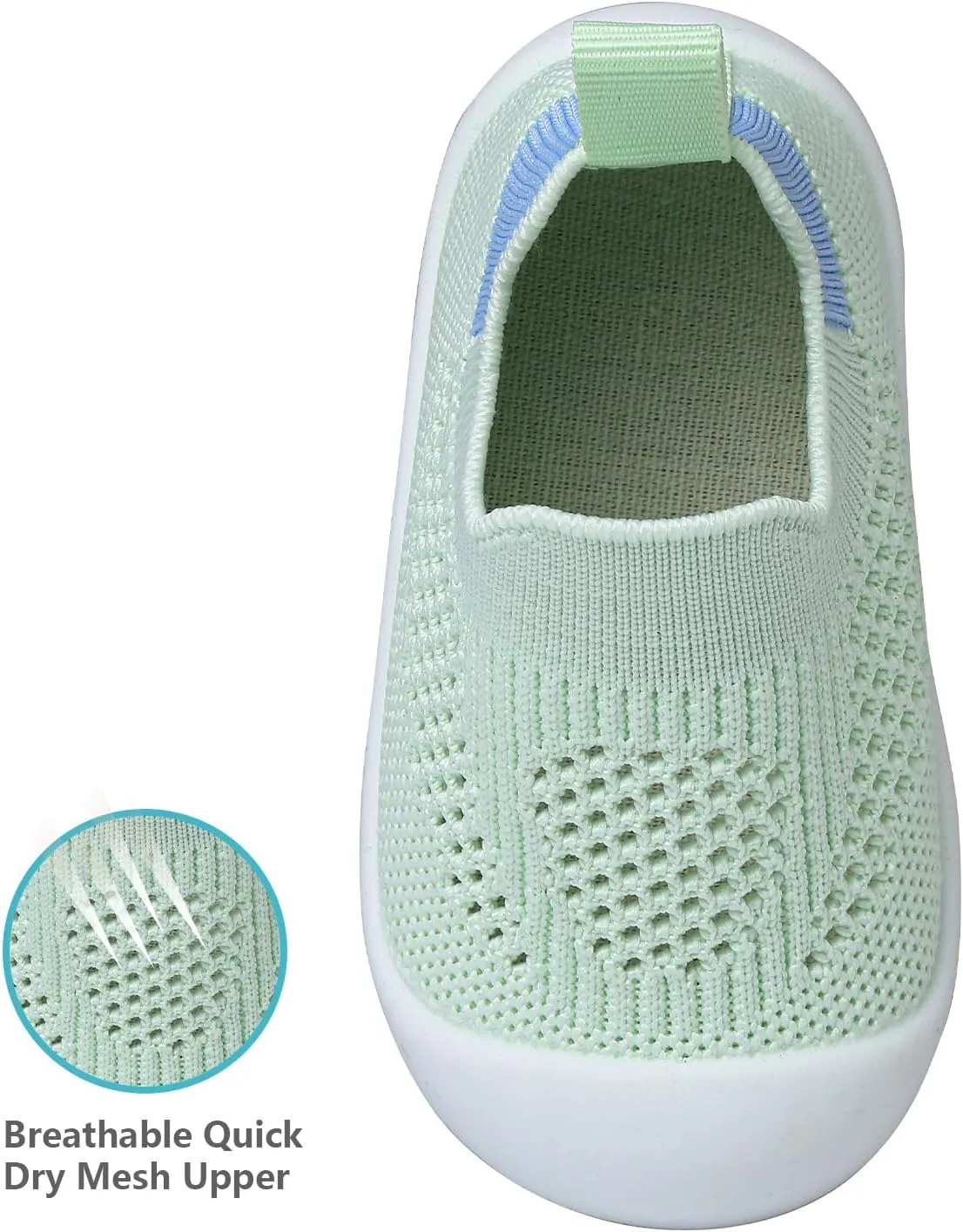 Baby First Walking Shoes Toddler Infant Boys Girls Baby Sneakers Breathable Non-Slip Indoor Floor Baby Sock Slipper with Soft Sole Cotton Mesh