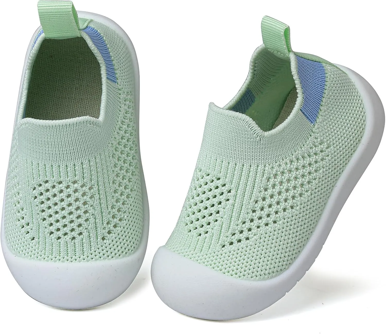 Baby First Walking Shoes Toddler Infant Boys Girls Baby Sneakers Breathable Non-Slip Indoor Floor Baby Sock Slipper with Soft Sole Cotton Mesh