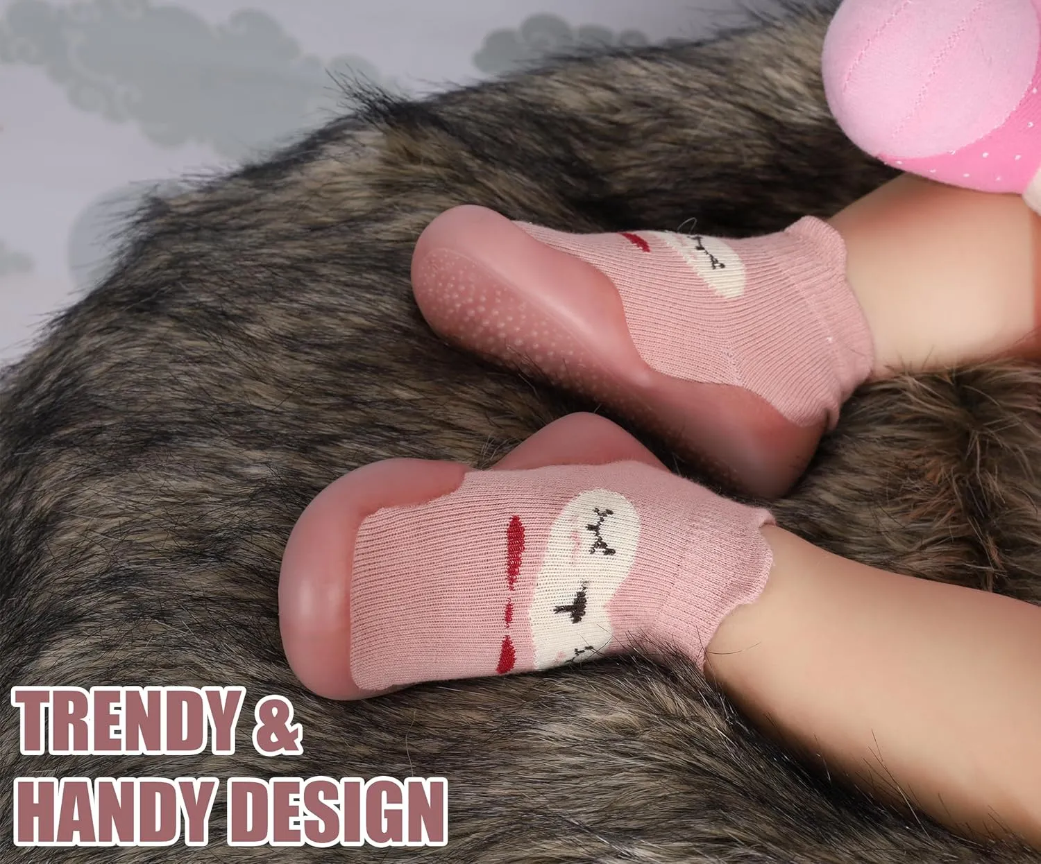 Baby Shoes Boys Girls First Walking Shoes Non Slip Soft Sole Sneakers Toddler Infant Babygirl Sock Shoes