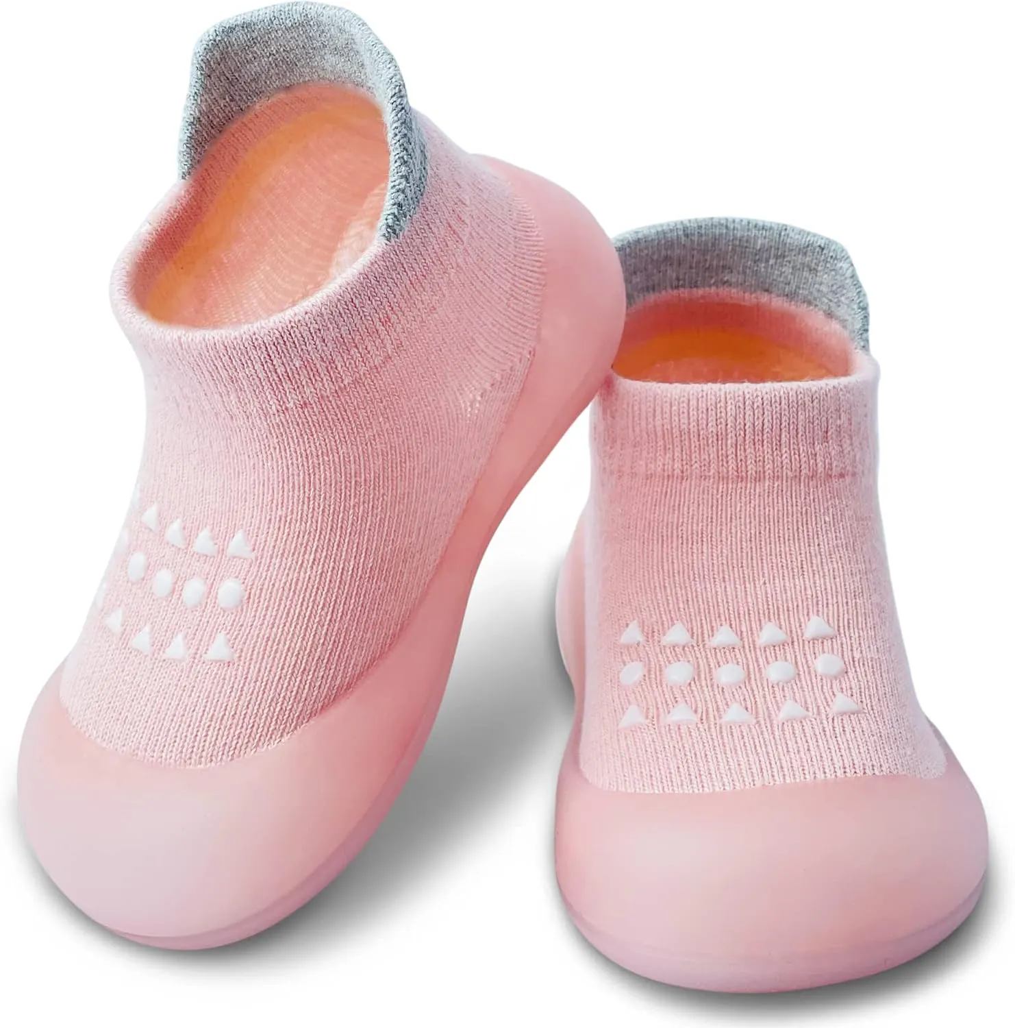 Baby Sock Shoes Boys Girls First Walking Shoes Non-Slip Slippers Soft Sole Sneakers Toddler Infant Babygirl