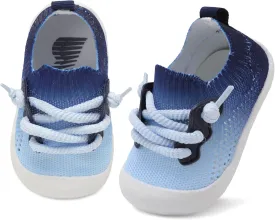 BARERUN Baby Shoes Baby First Walking Shoes Infant Sneakers Wide Barefoot Slip on Soft Sole Boys Girls Crib Shoe Toddler Breathable Lightweight House Socks