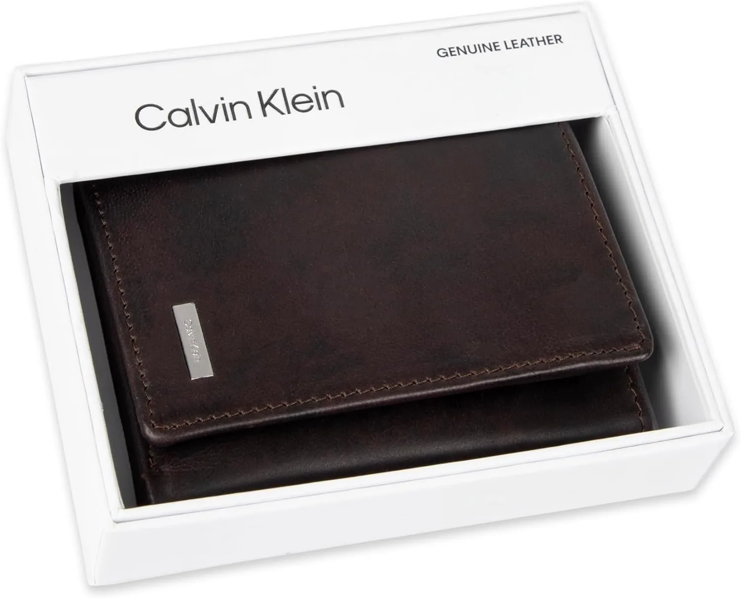 Calvin Klein Men's RFID Leather Trifold Wallet