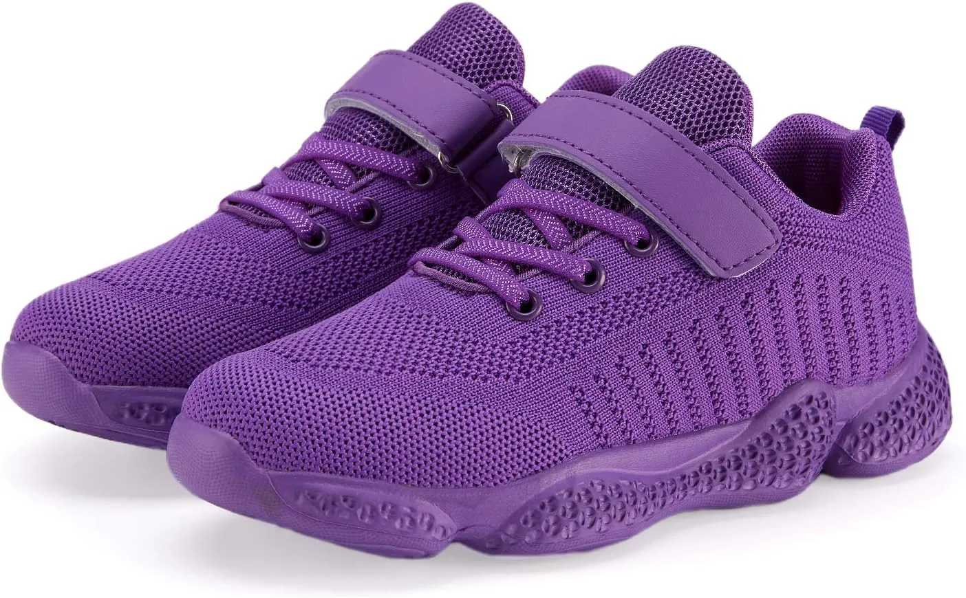 Casbeam Kids Breathable Sneakers Mesh Lightweight Easy Walk Casual Sport Strap Athletic Running Shoes for Boys Girls