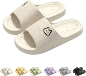 Cat Slippers - Female Summer Non-slip Indoor Home Bathroom Cute Cat Slippers At Home
