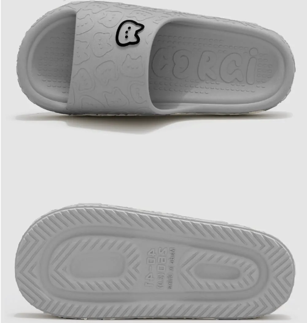 Cat Slippers - Female Summer Non-slip Indoor Home Bathroom Cute Cat Slippers At Home