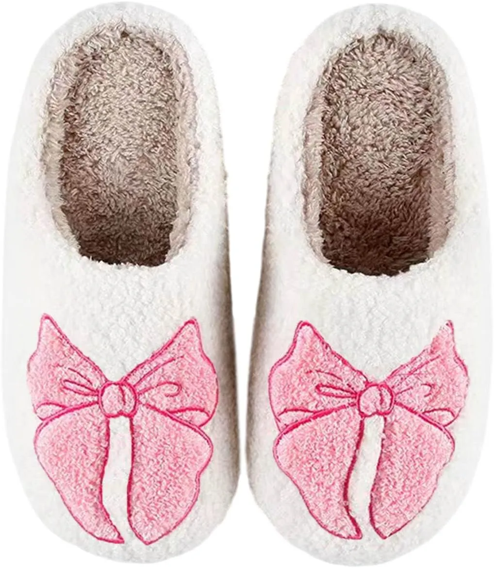 Comfy House Slippers For Women Men, Ladies Fuzzy Bedroom Slippers,indoor Outdoor Memory Foam Shoes