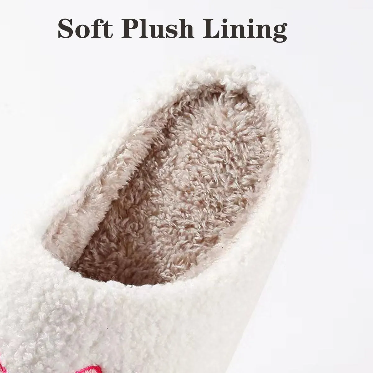 Comfy House Slippers For Women Men, Ladies Fuzzy Bedroom Slippers,indoor Outdoor Memory Foam Shoes