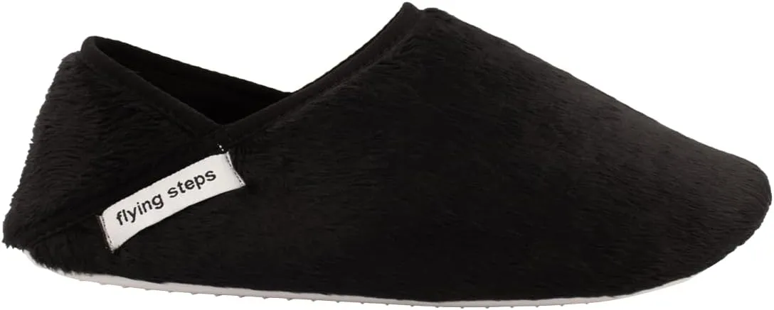 Flyingsteps Slippers for Men, Home Shoes, Non-Slip Sole, Warm and Comfortable, Plush Lining, Suitable for Bedroom, Bathroom, Living Room