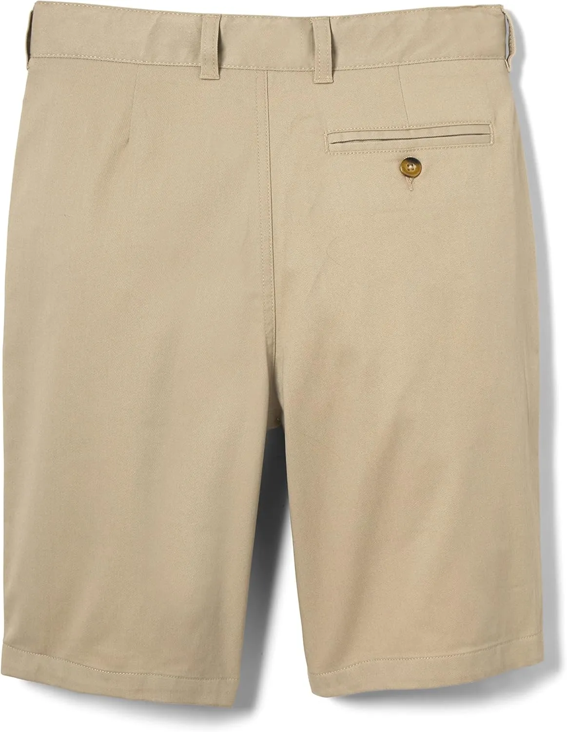 French Toast Boys' Adjustable Waist Stretch Flat Front Shorts (Standard & Husky) for School Uniform