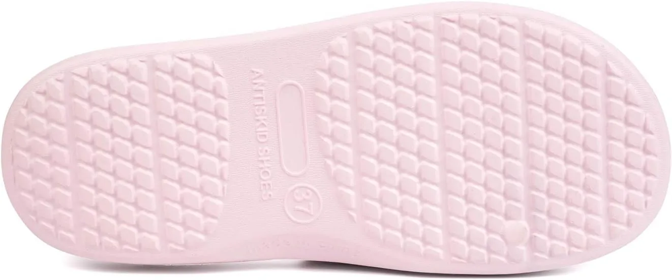 FUNKYMONKEY Womens Bathroom Shower Slippers Indoor Home Beach Non Slip Sandal