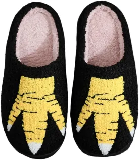 Highland Cow Slippers for Women Plush Scottish Highland Cow Animal Slippers Warm Non Slip Home Indoor Slippers