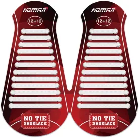 HOMAR No Tie Shoelaces for Kids Adults Stretch Elastic Tieless No Tie Shoe Laces