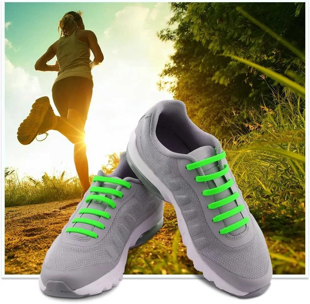 HOMAR No Tie Shoelaces for Kids and Adults Stretch Silicone Elastic No Tie Shoe Laces