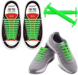 HOMAR No Tie Shoelaces for Kids and Adults Stretch Silicone Elastic No Tie Shoe Laces