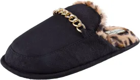 Jessica Simpson Women's Plush Fashion Scuff Slipper House Shoe with Memory Foam