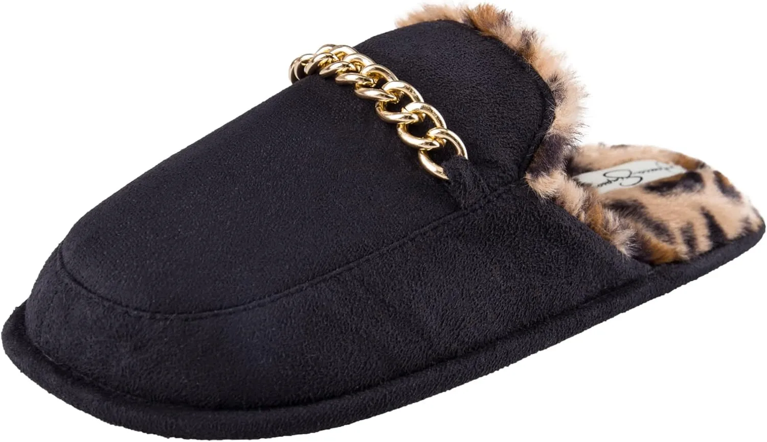 Jessica Simpson Women's Plush Fashion Scuff Slipper House Shoe with Memory Foam