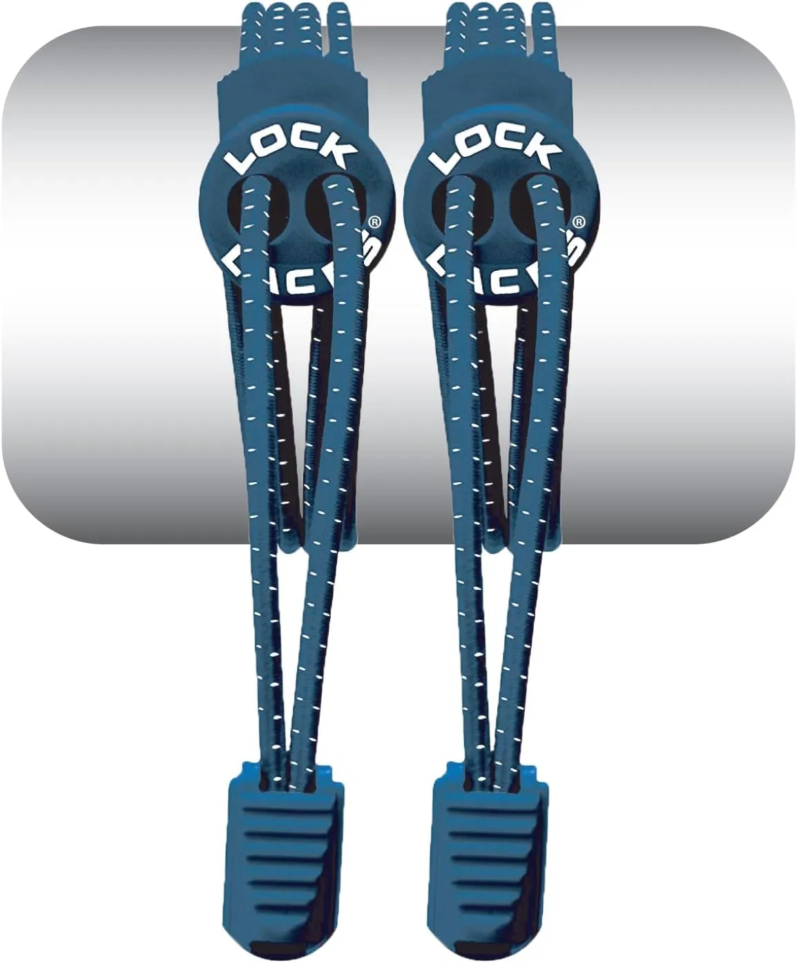 Lock Laces - Elastic No Tie Shoelaces 1 Size Fits All for Kids Adults Tieless Shoe Laces Tennis Shoes Sneakers