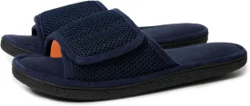 Magtoe Men's Adjustable Indoor Slippers Open Toe Arch Support Memory Foam Home Slippers