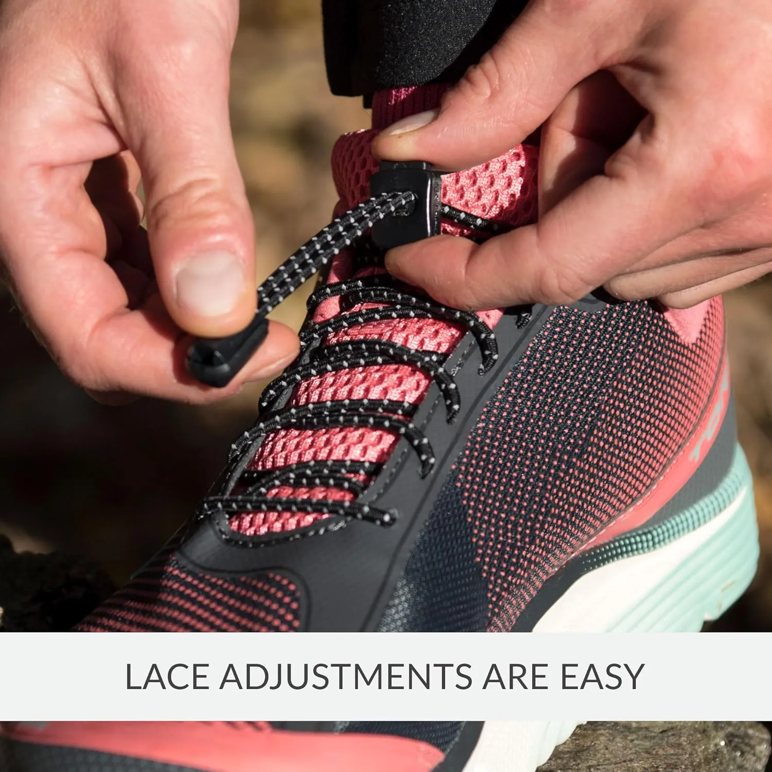 Nathan Elastic, No Tie Shoe Laces for Running and Active Sports