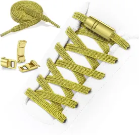 Neo-wows Flat Elastic No Tie Shoe Laces for Sneakers, Stretch Tieless Shoelaces for Kids & Adults, Flat Shoes Strings
