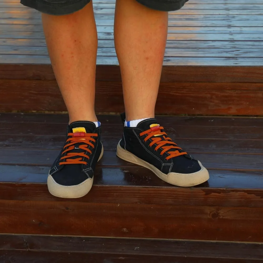 Neo-wows Flat Elastic No Tie Shoe Laces for Sneakers, Stretch Tieless Shoelaces for Kids & Adults, Flat Shoes Strings