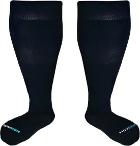 Plus Size Compression Knee High Socks, Wide Calf Extra Large for Men and Women, Comfortable Cotton