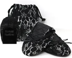 Silky Toes Foldable Flats for Women Purse Ballet Shoes Ballerina Slippers