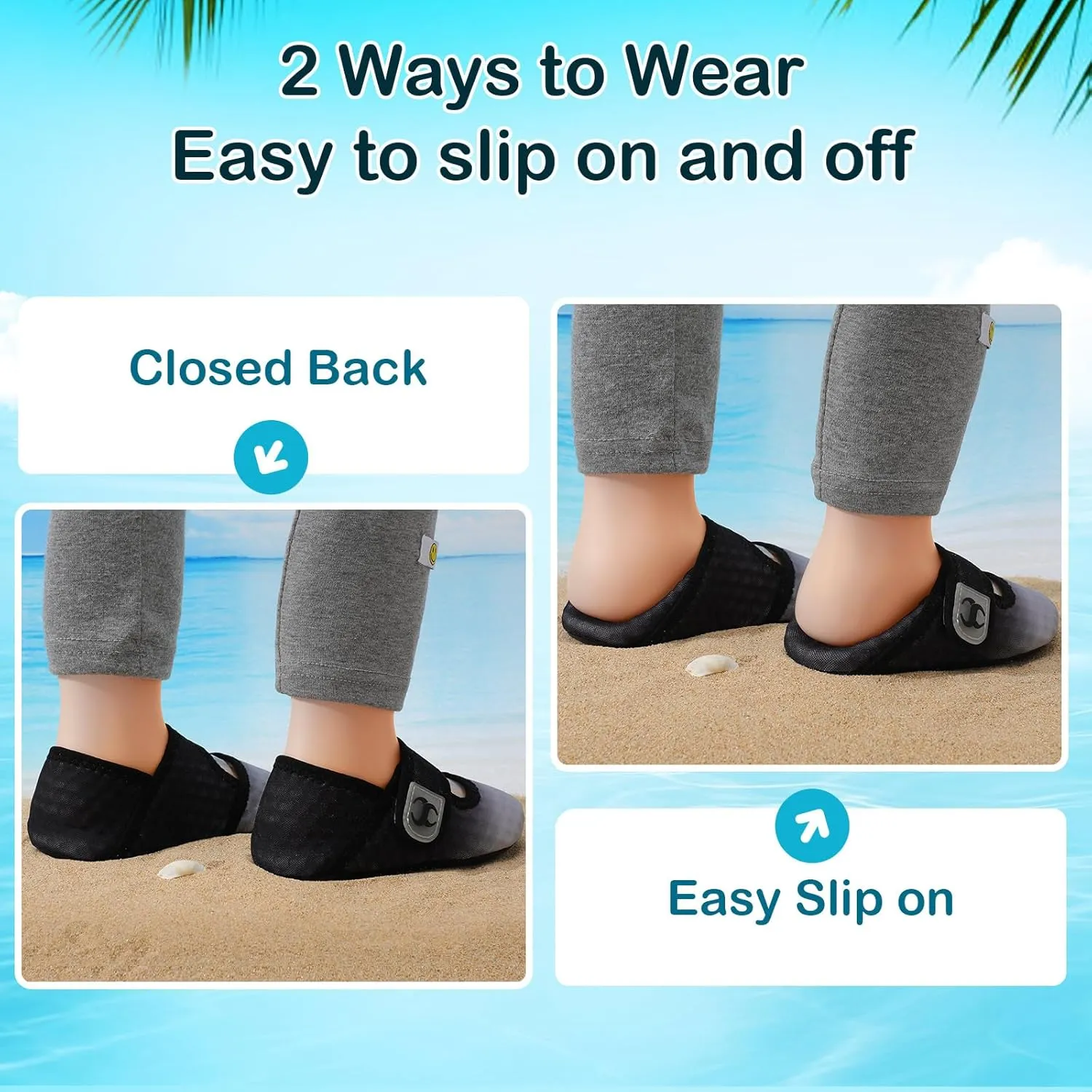 Toddler Water Shoes Baby Boy Girl Beach Swim Shoes Quick Dry Barefoot Socks Shoes Summer Slide Sandals