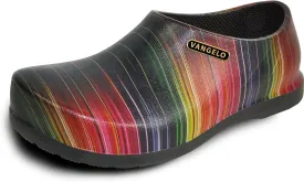 VANGELO Professional Slip Resistant Clog Waterproof Women Work Nurse Shoe Chef Shoe Carlisle Black Lime White Multicolor