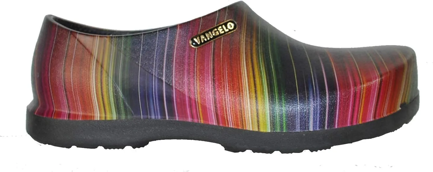 VANGELO Professional Slip Resistant Clog Waterproof Women Work Nurse Shoe Chef Shoe Carlisle Black Lime White Multicolor