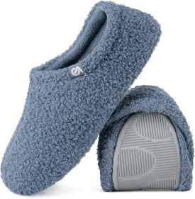 VeraCosy Women's Fuzzy Teddy Slippers Lightweight Memory Foam Indoor House Shoes