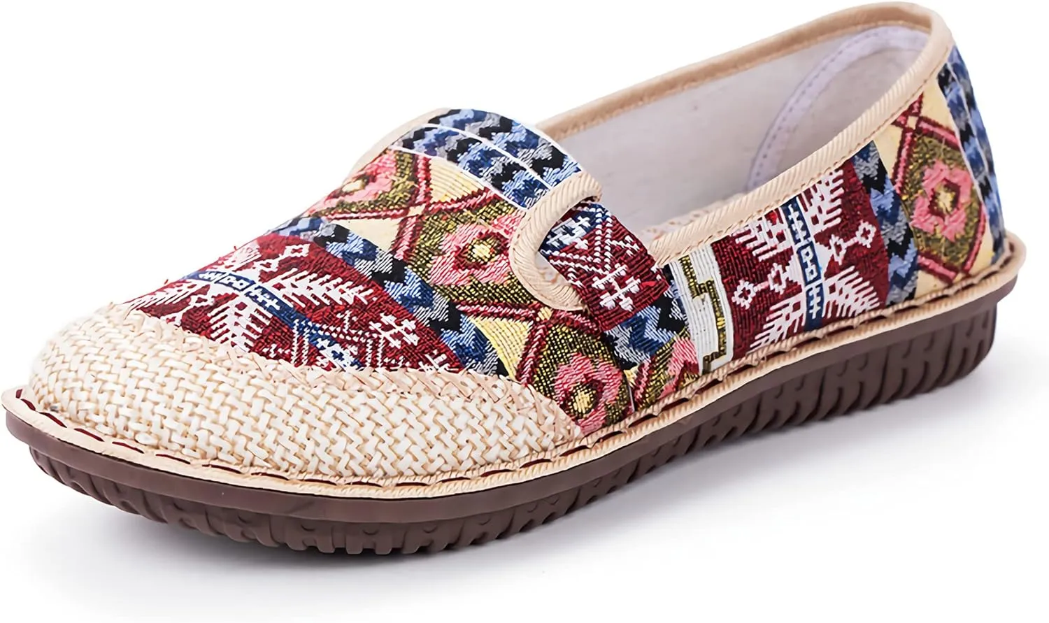 Women's Casual Canvas Loafer Slip On Lightweight Comfort Travel Walking Espadrille Flats Shoes