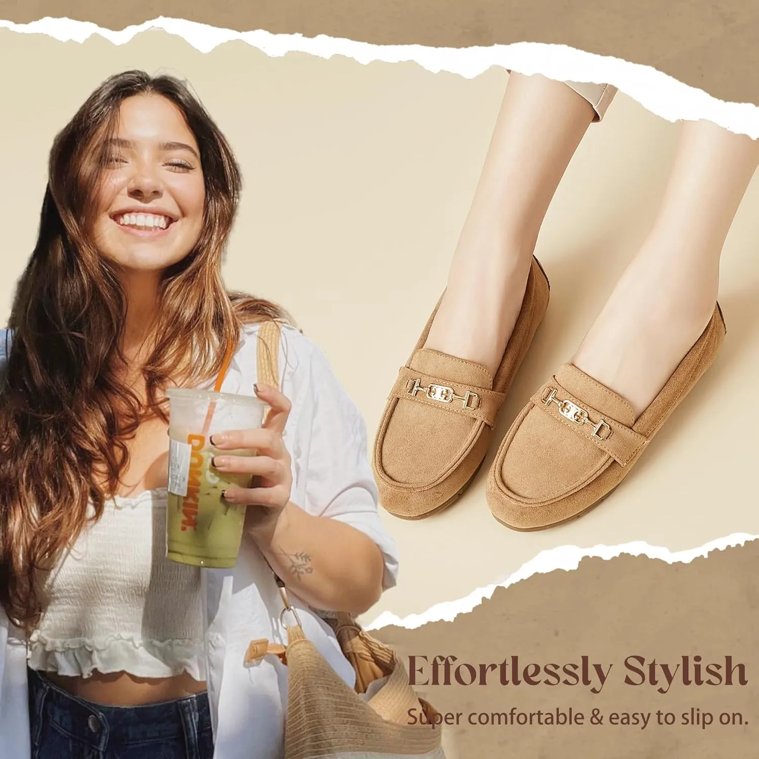 Womens Loafer Casual On Flat Shoes Classy and Comfortable